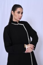 An elegant and luxurious blazer embellished with pearls. - Image 2