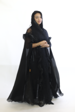 عبايه مناسبات بالأورغيزا و الدانتيل
