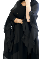 ⁦عباية مناسبات فاخرة من الحرير⁩ - الصورة ⁦5⁩